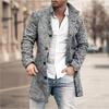 Nizi Men's Coat Medium and Long Woolen Coat
