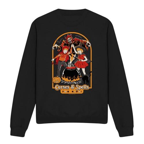 Steven Rhodes Unisex Adult Curses & Spells For Kids Sweatshirt