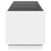 Infinity LED Coffee Table in White 90 x 50 x 50 cm