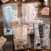 Vintage Long Strip Sticker Set For Scrapbooking Journal