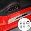 Silver ABS Seat Adjust Handle Button Cover Trim Fit for Corvette C8 20-25