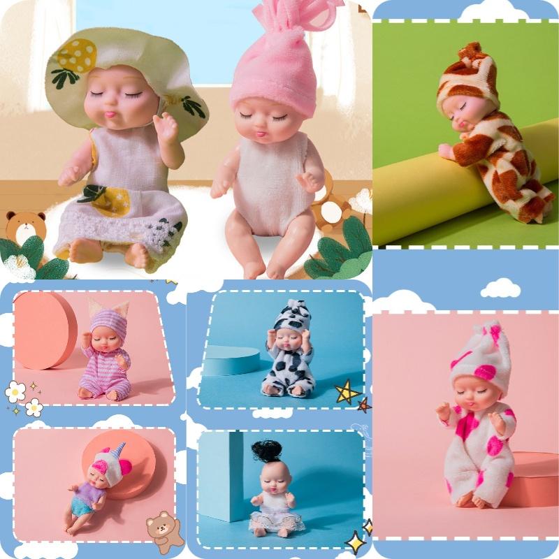 Reborn Sleeping Doll Girl Pvc Bjd Toy With Adjustable Joints And Soft Clothes