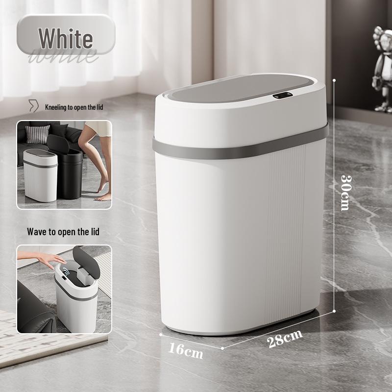 2026 Smart Trash Can: Stylish, Long Battery Life, Fully Automatic Sensor