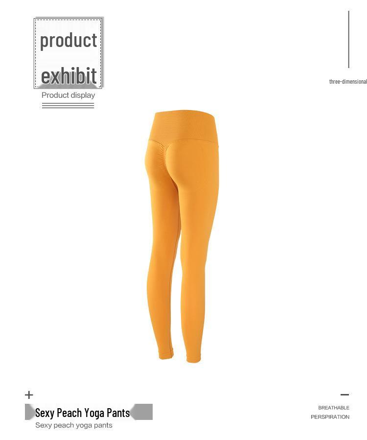 New Seamless Peach Hip-Lifting Yoga Pants for Women