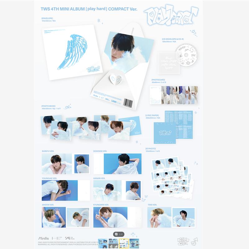 [Pre-order] (LUCKY DRAW) TWS - 4th Mini Album [play hard]  (COMPACT Ver.)