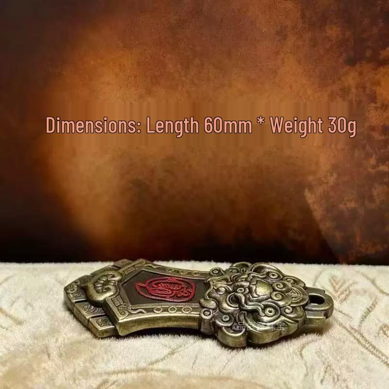 Rain Gradual Auspicious Beast Pendant: Home, Car, or Keychain Hanging Ornament