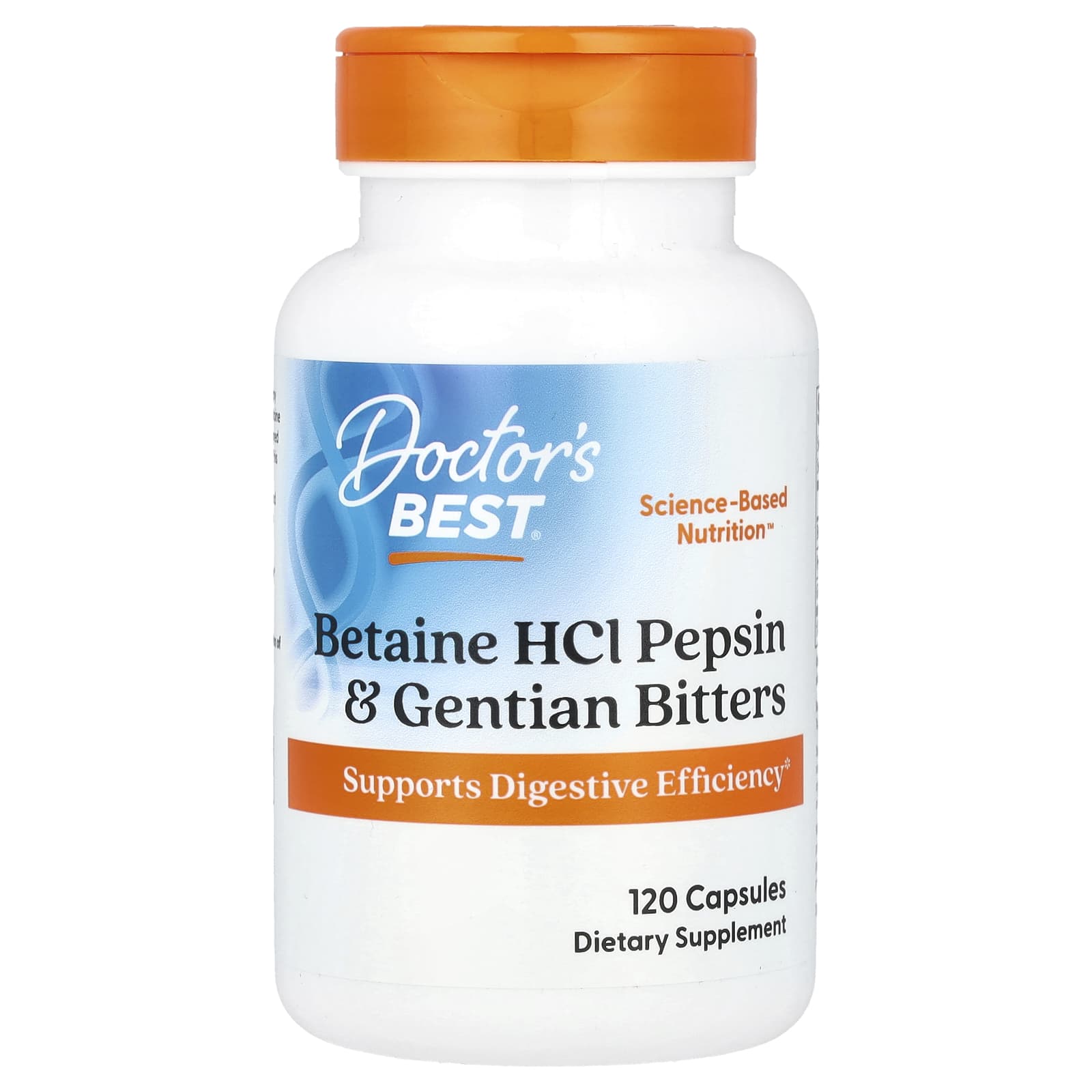 

Doctor S Best, Betaine Hcl Pepsin and Dragon s Blood Extract, 120 Capsules