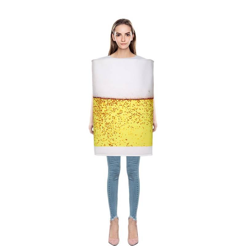 Beer Mug Cosplay Costume Adult Halloween Party Stage Performance Fashion Gift