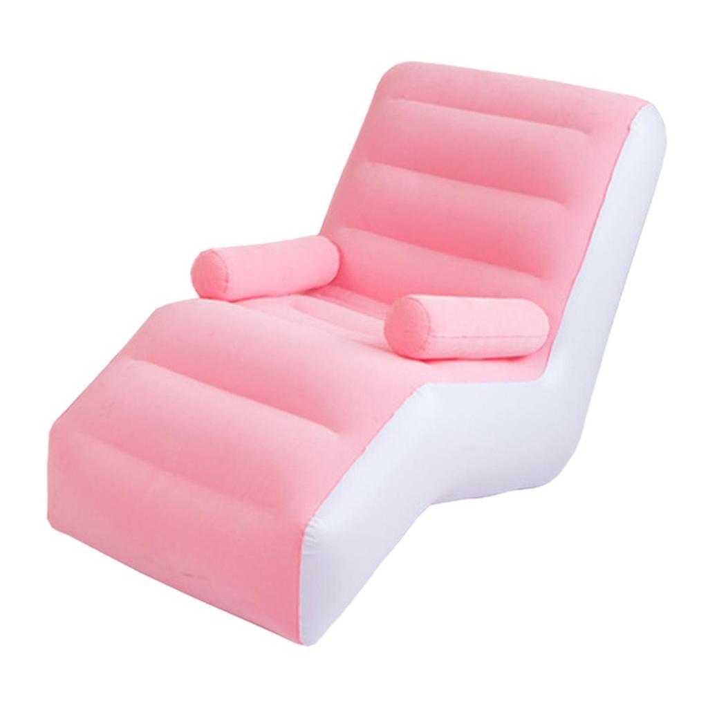 Folding Lazy Sofa Soft Durable PVC Thickened Inflatable Sofa Air Bench Blow Up Seat for Leisure Gaming Festivals Sleeping Garden