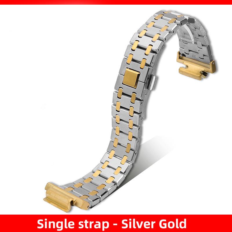 Für Casio Farmhouse Oak GA-2100 GA-2110 GA-B2100 Modifiziertes Edelstahl-Armband Metallgehäuse Lünette GM2100 Armband 16mm