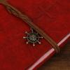Lace-up Metal Pendant Blank Page Smooth Writing Diary