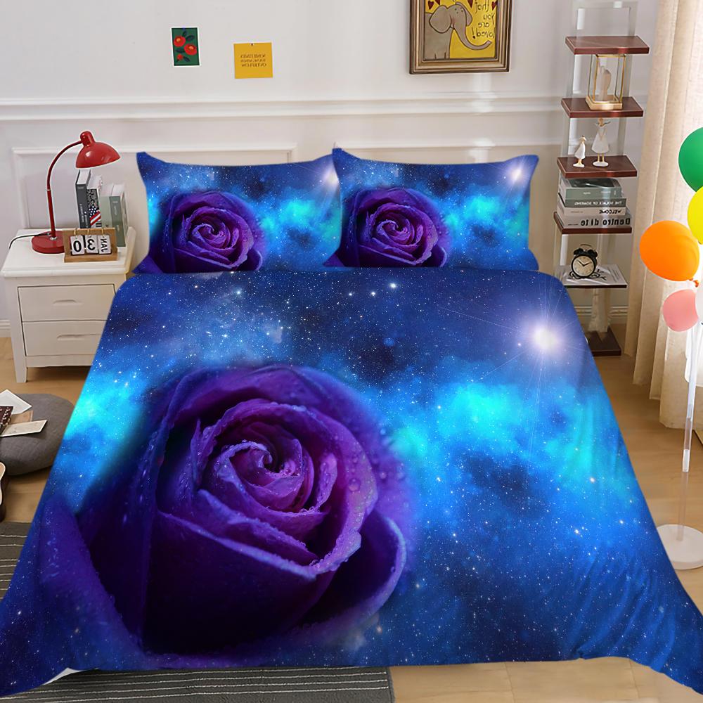 Hot Sell Duvet Cover Starry Animals Home Textiles Queen Size Bedding 3D Romatic Quilt Cover Children Adults Bedding Cover Set