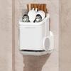 Wall Mounted Rotatable Chopstick Holder Countertop Cutlery Drying Basket Cutlery Rack  Kitchen