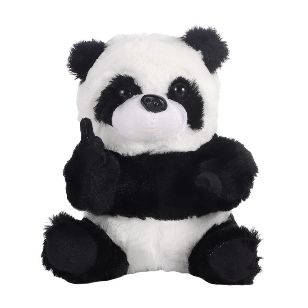 Soft Emotional Support Plush Toy Panda Realistic Cute Plush Toy Doll Cow/Raccoon Companion Healing That Hugs You Back Panda
