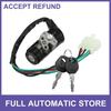 Motorcycle Scooter Security 5 Wires Ignition Switch Lock  for GY6 125