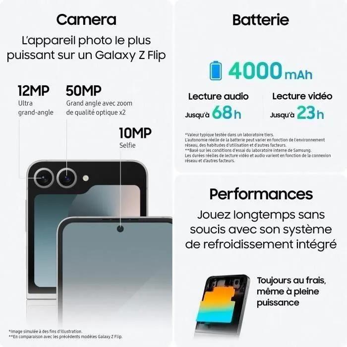 Samsung Samsung Galaxy Z Flip6 5G SIM Única Desbloqueado Smartphone Plegable