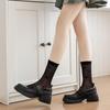 5 Pairs of Female Spring and Summer Thin Style Bow Lace Mesh All Match In The Tube Cotton Socks
