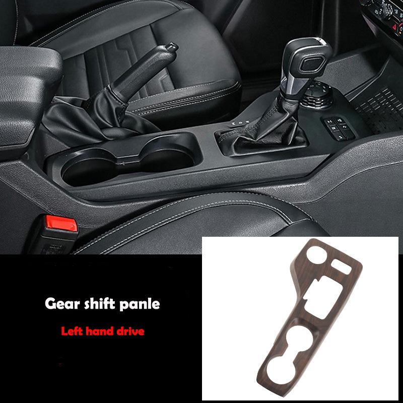 LHD RHD For Ford Ranger Wildtrak T9   2024 ABS Wood door handle bowl Central Screen trument Reading Light panle cover