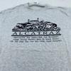 Vintage 90s HOTEL ALCATRAZ GEVANGENIS T-shirt M/L grappige grap all-inclusive gevangenis