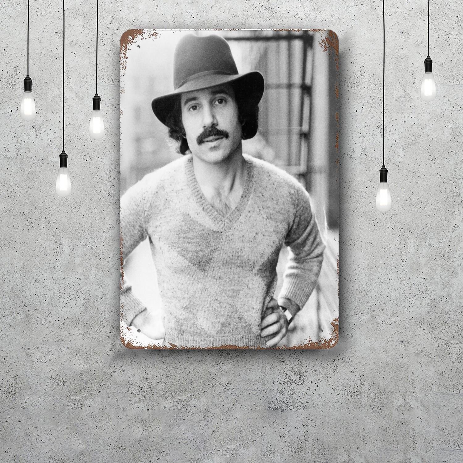 

Paul Simon Decor Vintage Metal Signs Tin Signs Captain Poster Decor for Bar Pub Club Man Cave Wall Decoration 20x30cm（7.8x11.8inch）