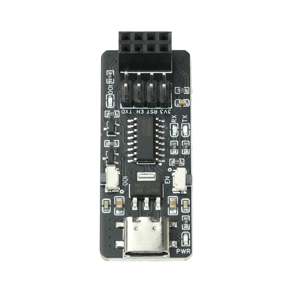 ESP-01/01S Wireless Transparent Transmission Module ESP8266 Serial Port to WiFi Module Adapter Board CH340 Type C Interface