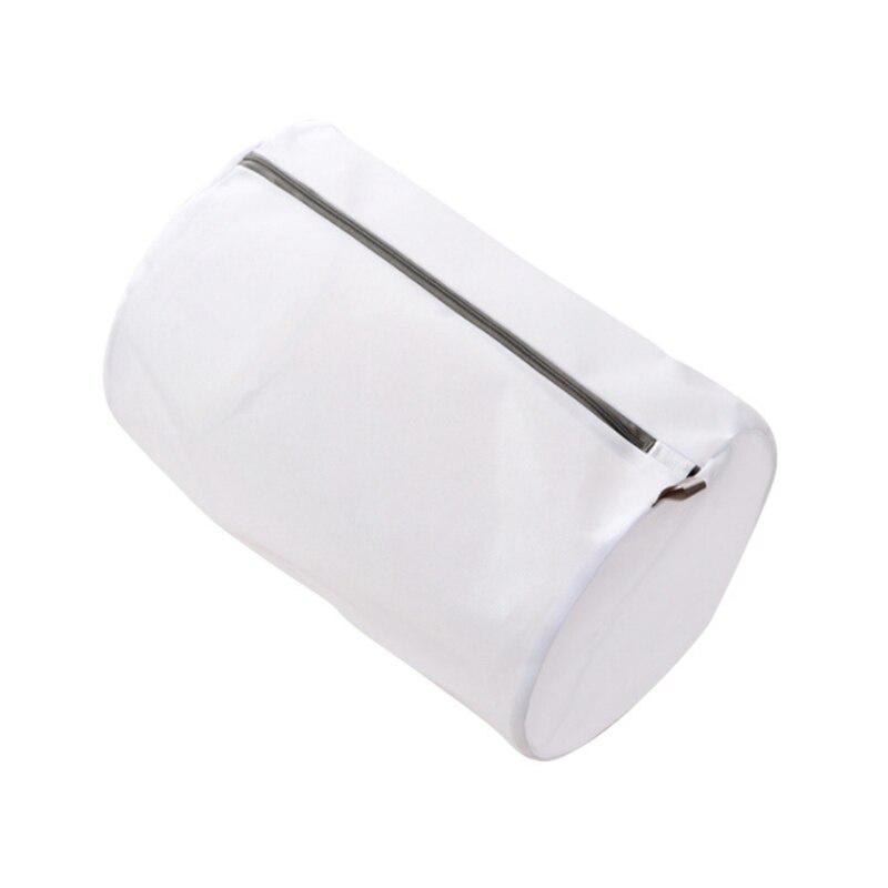 High-end Elegant Gray Zipper Laundry Bag Thickening Bra Bag Home Garden Home Storage Organization