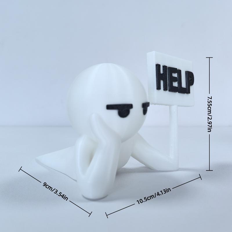 1 Pc 3D Printed Door Stop Decoration Creative Doll Door Stop Home Decoration Funny Door Stop Anti-collision Door Decoration