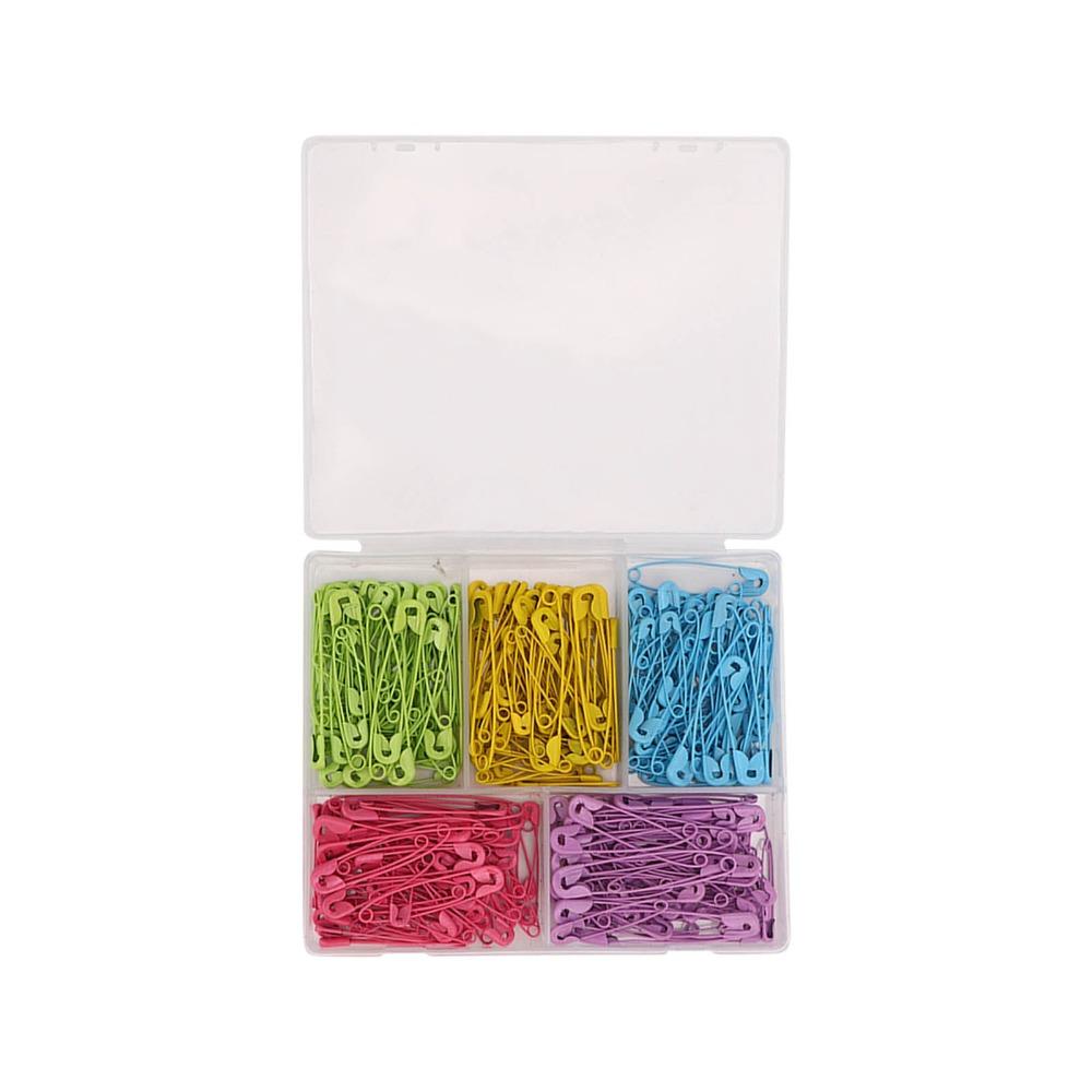 325Pcs 5 Different Colors 4 Sizes Assorted Safety Pins  Daily Clothing, Scarf and Brooch Matching