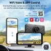 4K Dash Cam Wireless Carplay & Android Auto Car DVR WiFi Rearview Camera With Magnetic bracket Dashboard Video Recorder