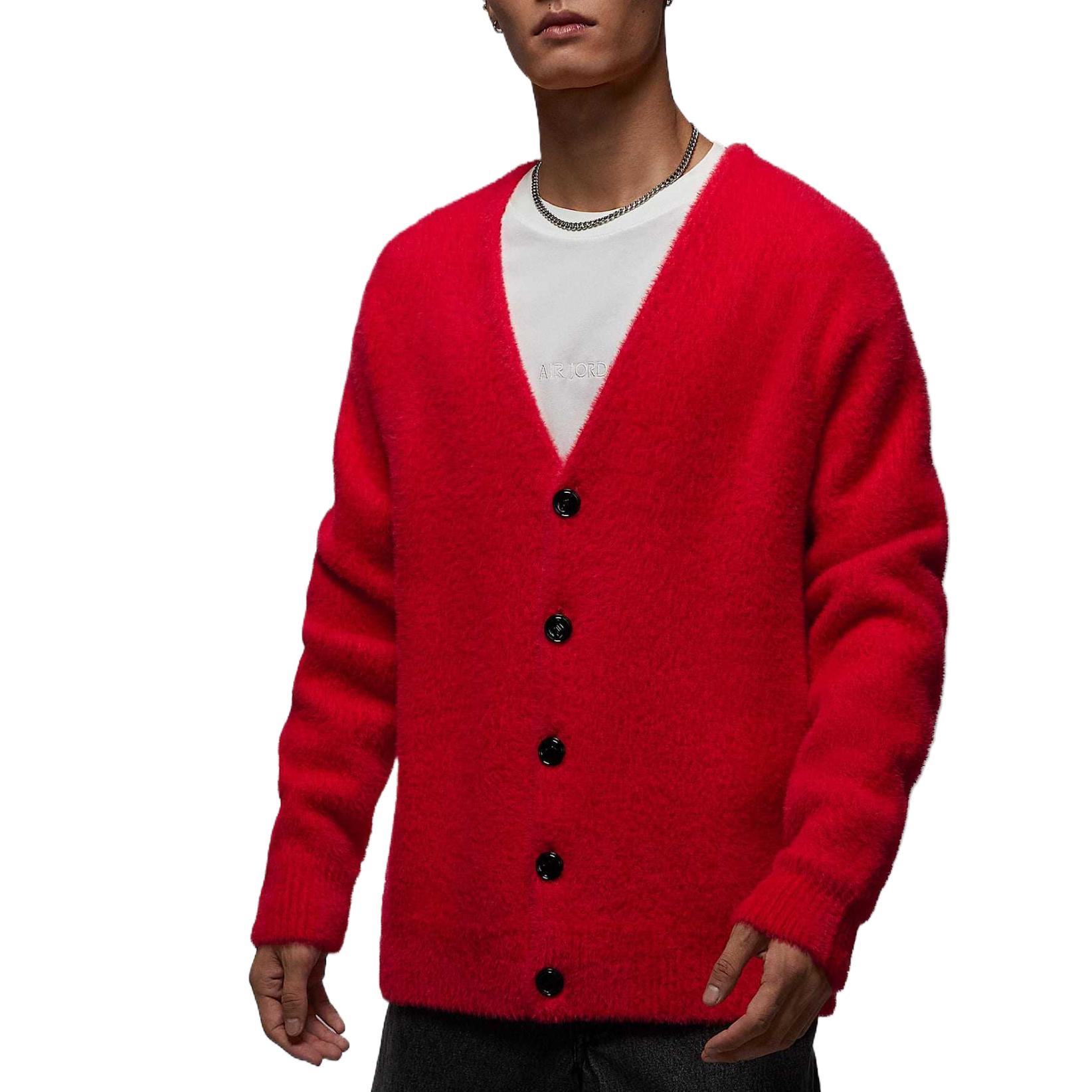 

Jordan Skin-Friendly Comfortable Solid Color V-Neck Knitted Sweater Men sweater IH0613657 S