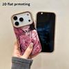Phone Case: 2D Flat Lambskin Suitable for iPhone 18 17 16 15 14 13 Pro Protective Case, Anime Girl, Christmas and Halloween Gift