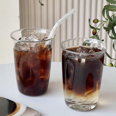 Tazza in Vetro Borosilicato per Caffè Freddo, Bubble Tea o Latte