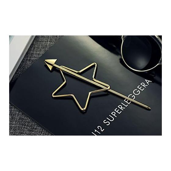 Neoglory Jewelry 14k Gold Star Hair Pin Hair Stick for Women