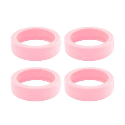 4 Peças de Capas de Roda de Mala de Silicone Protetor de Rodízio de Mala Resistente ao Ruído Anti-Desgaste Spinner