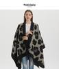 European & American Leopard Print Shawl: Autumn/Winter Imitation Cashmere Cape Scarf