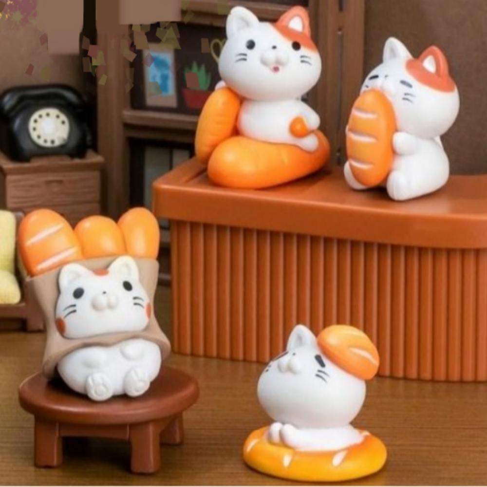 Miniature Bakery Cat Decoration Set of 7 All