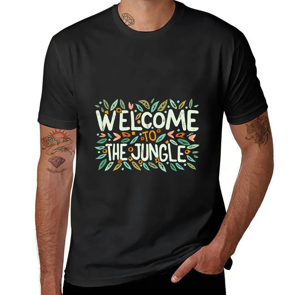 Welcome to the jungle TShirt cheap stuff plus size clothes Blouse big and tall t shirts for men