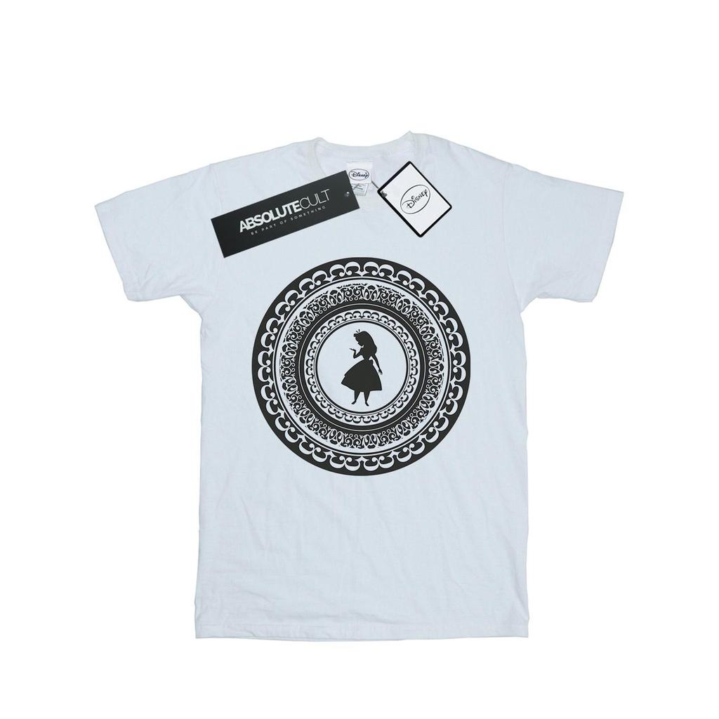 Disney Mens Alice In Wonderland Circle T-Shirt