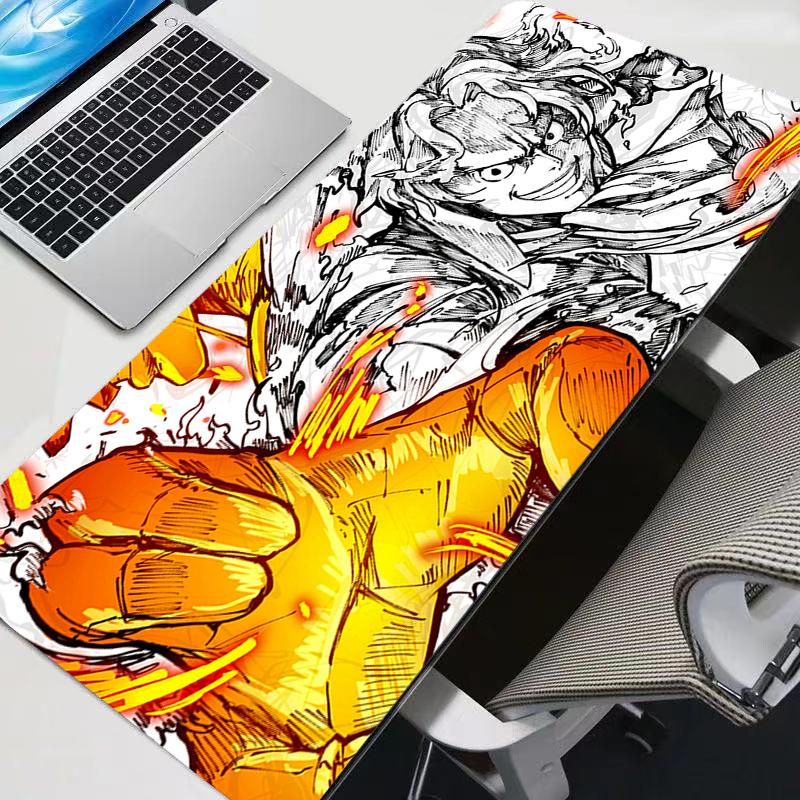New Mouse Pads Big Carpet One Piece Sabo New Laptop Pc Gamer Keyboard Mat Mousepad Edge White Tassel Rubber Table Mat
