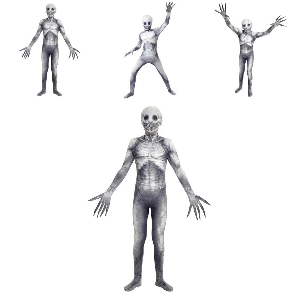 Disfraz Morphsuit de The Rake de Alta Calidad Y Aterrador para Niños y Adultos