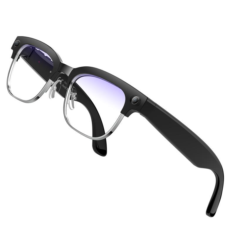 W630 KI Intelligente Übersetzungsbrille Erkennung 8MP HD Kamera Video-Audioaufnahme Outdoor Sonnenbrille BT Anruf Tragbares Headset