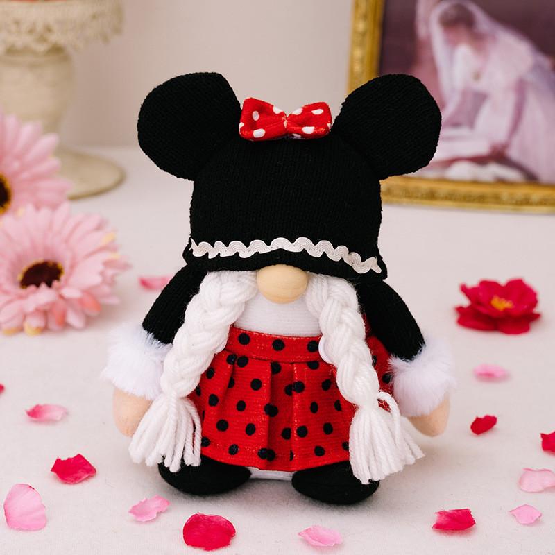 

Элегантный плюшевый декор гном на День святого Валентина Мягкие душевные подарки для близких Valentines Mickey Female