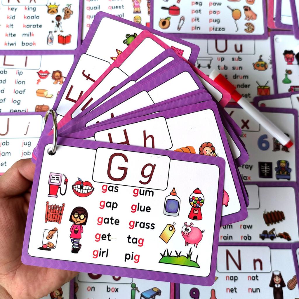 Flash Card, English Word Card, Educational Card, Educational Puzzle Toy, Children's Gift, Teacher's Teaching Aid 20ml