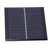 Pannello di Ricarica Solare Portatile Pannello Solare Caricabatterie per Protezione Ambientale 1W 5.5V per Esterno