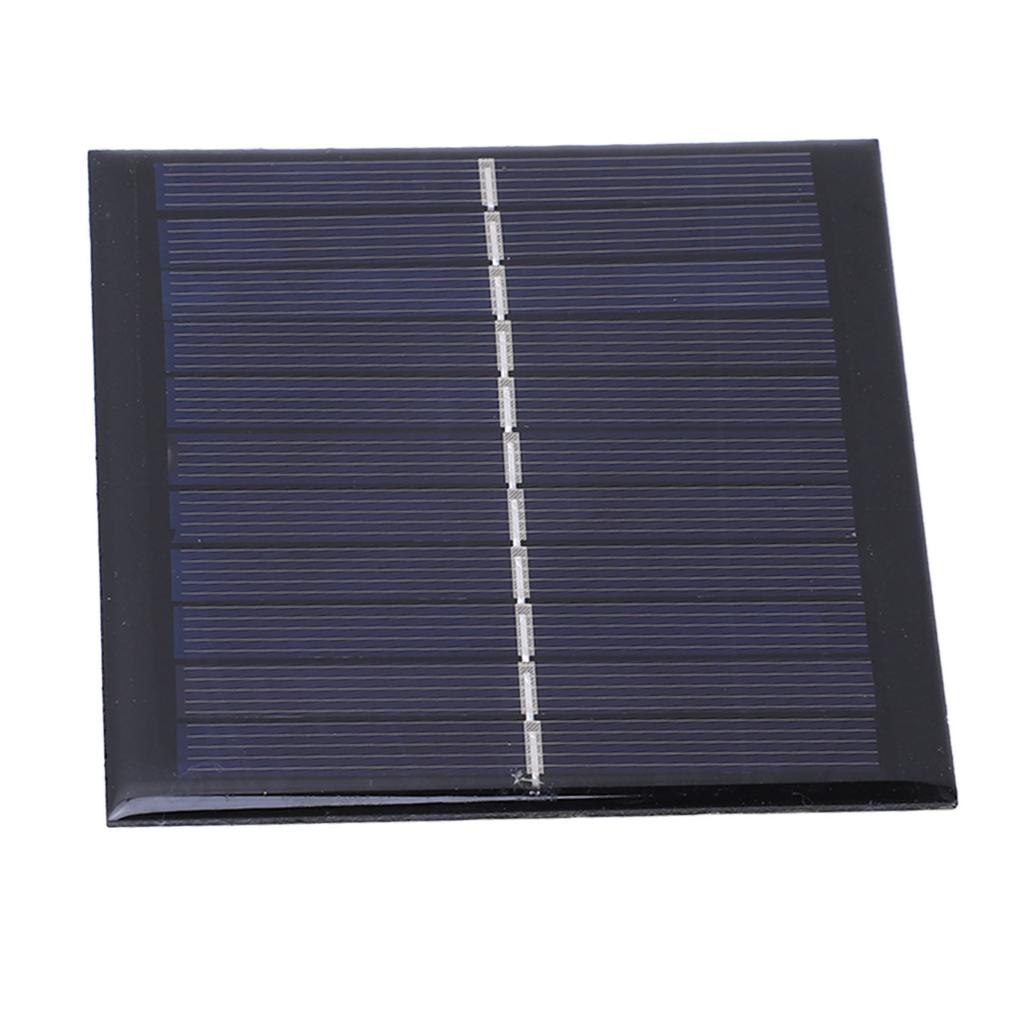 Pannello di Ricarica Solare Portatile Pannello Solare Caricabatterie per Protezione Ambientale 1W 5.5V per Esterno