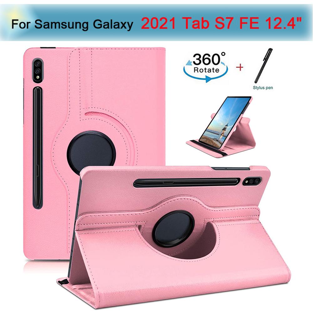 For Samsung Tab S10 FE Plus 13.1 Case Cover 360 Rotating PU Leather Stand Cover for Coque Galaxy Tab S10 FE Plus 13.1 Inch Case