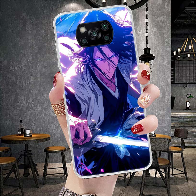 

Bleach Kuchiki Byakuya Soft Phone Case For Xiaomi Redmi 15C 15 13C 13 Poco X5 X6 X7 F7 Ultra M7 12C 12 10 10C 9C 9A 9T 9 Fundas Redmi 15C 4G