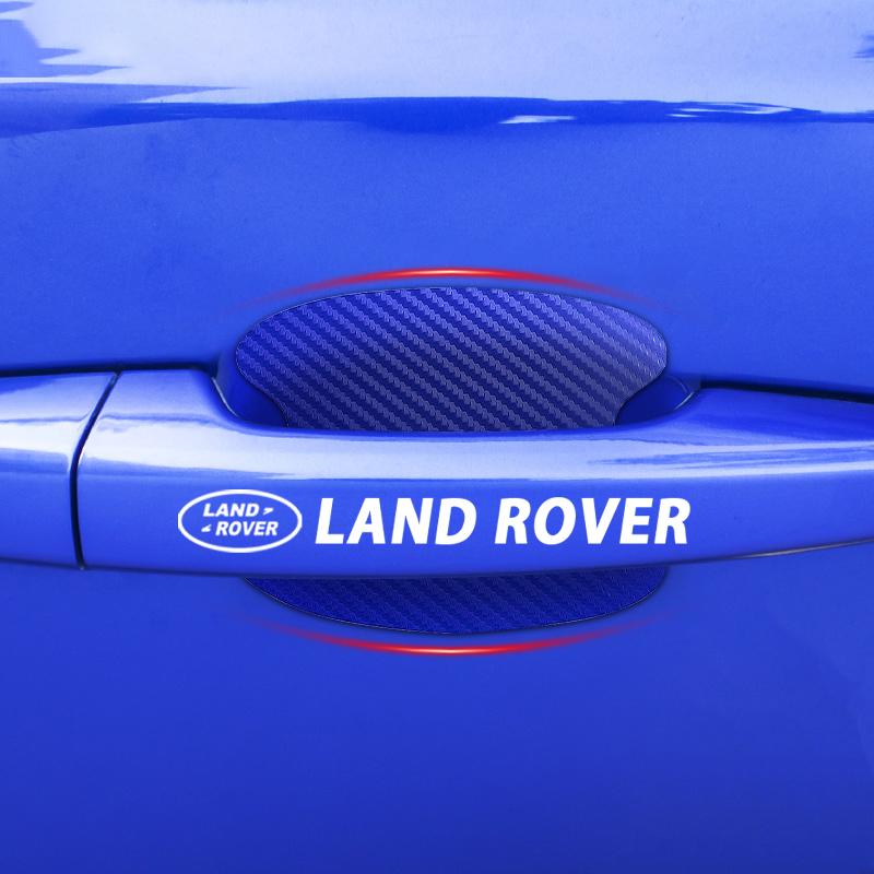 8pcs Car Door Sticker Carbon Fiber Scratches Auto Handle Protection Film for Land Rover Range Rover Defender Freelander Discovery 1 2  Rover L322 L405