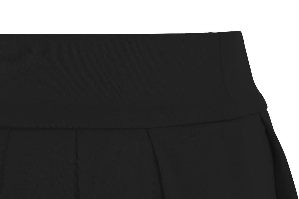 Ssideuneuwa Women'S Pleated Skirt (Black)