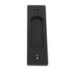 Black Barn Door Pull Handle Metal Alloy Cabinet Door Handle Vintage Double Sided Door Pull  Gate